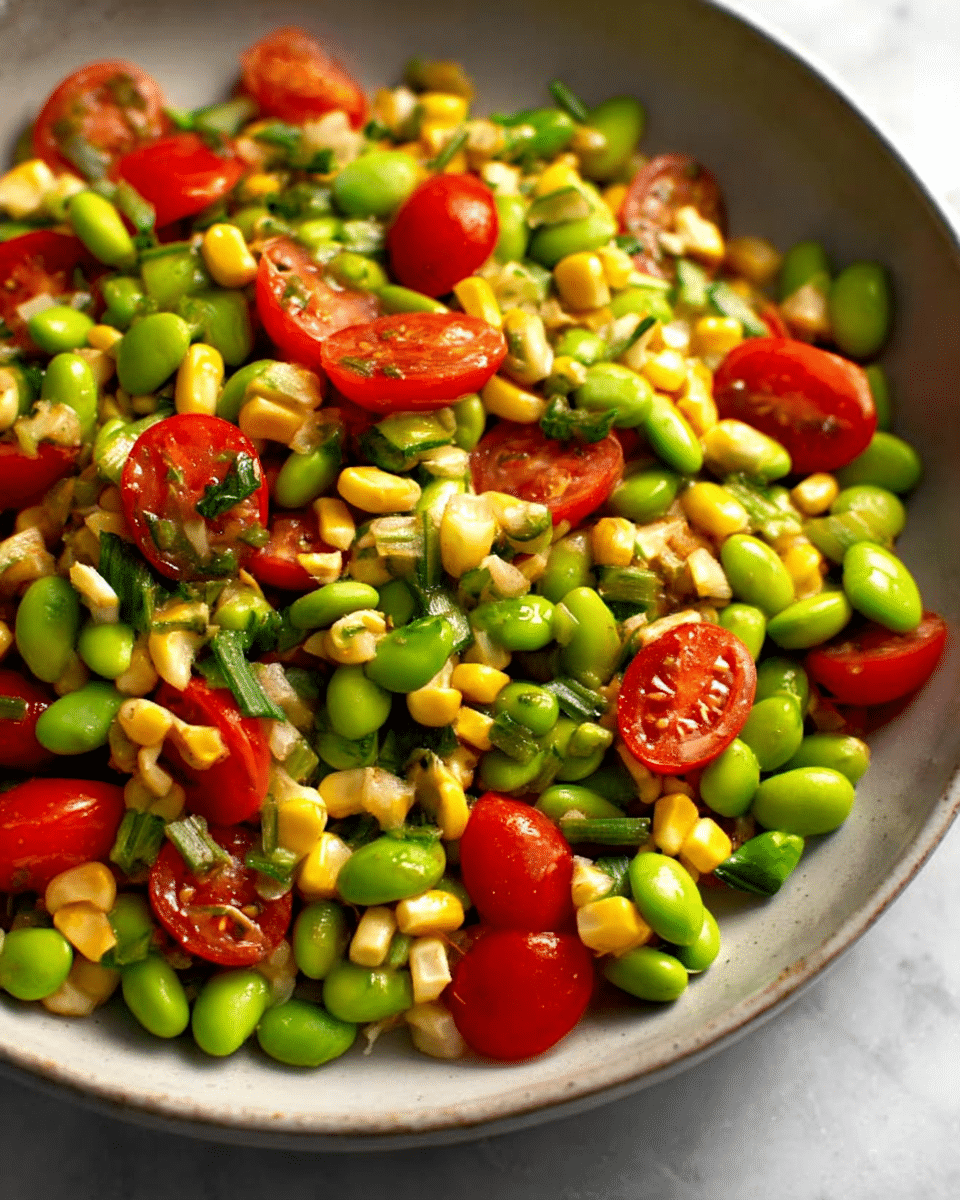 Corn and Edamame Succotash
