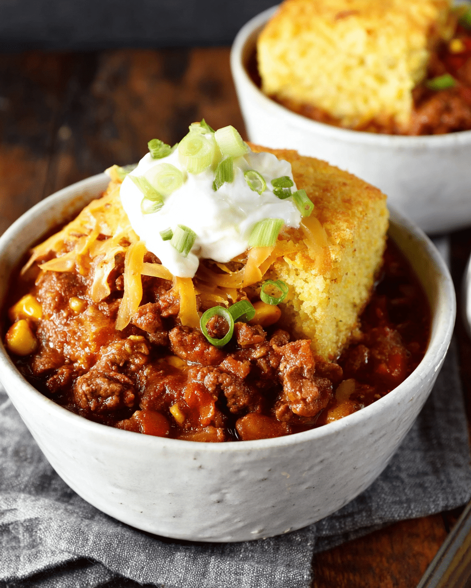 Cornbread-Topped Chili