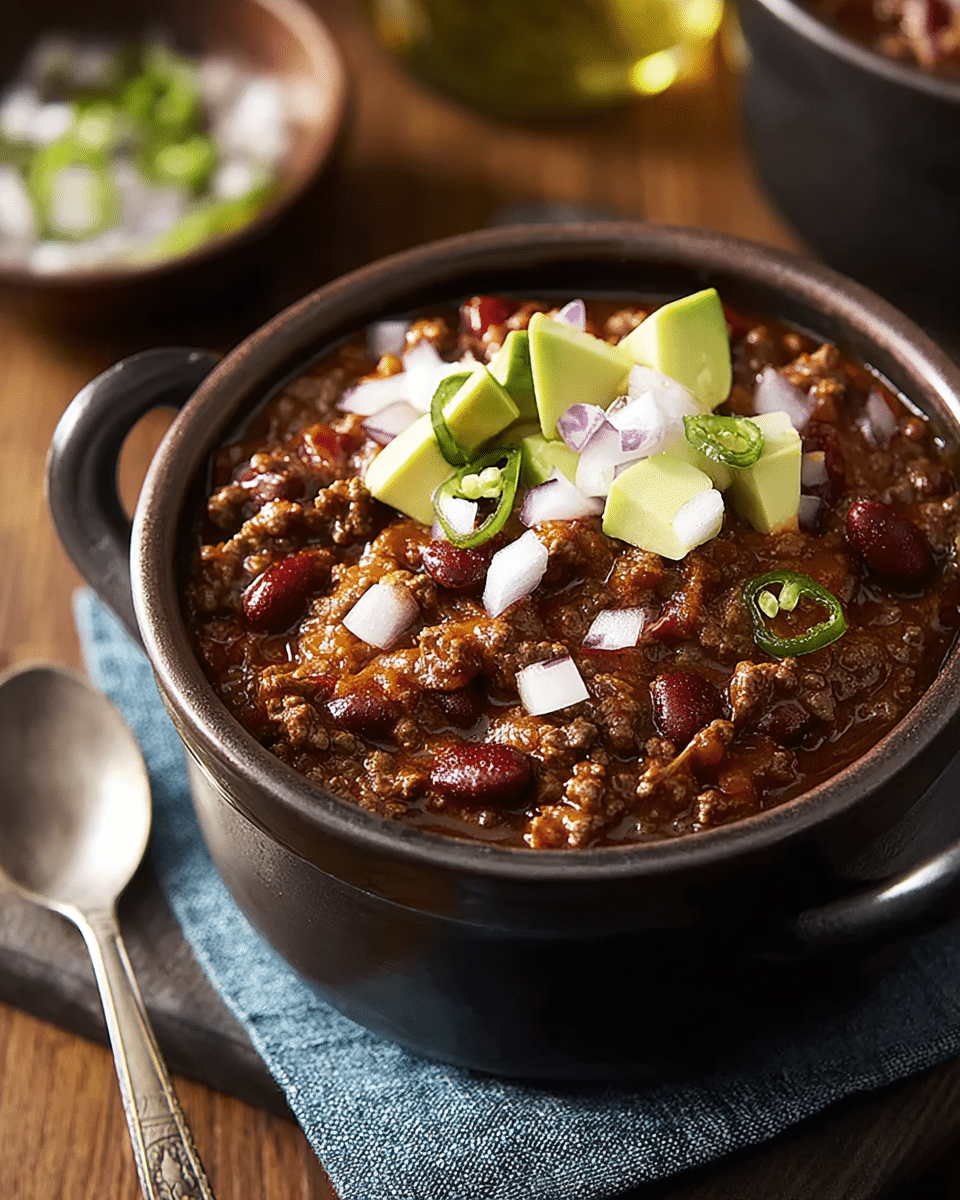 Cowboy Beef & Bean Chili