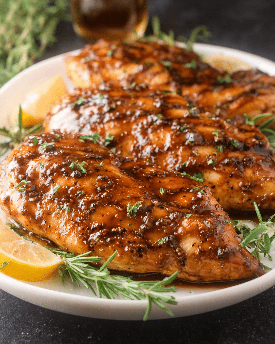Easy Maple Glazed Chicken Breasts