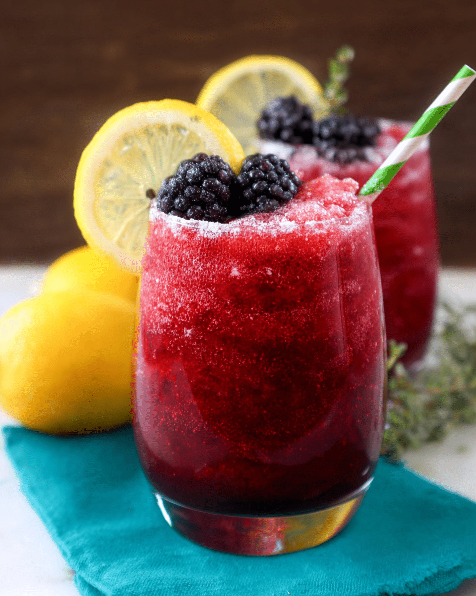 Frozen Blackberry Lemonade