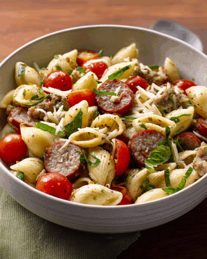 Italian Sausage Pasta Salad