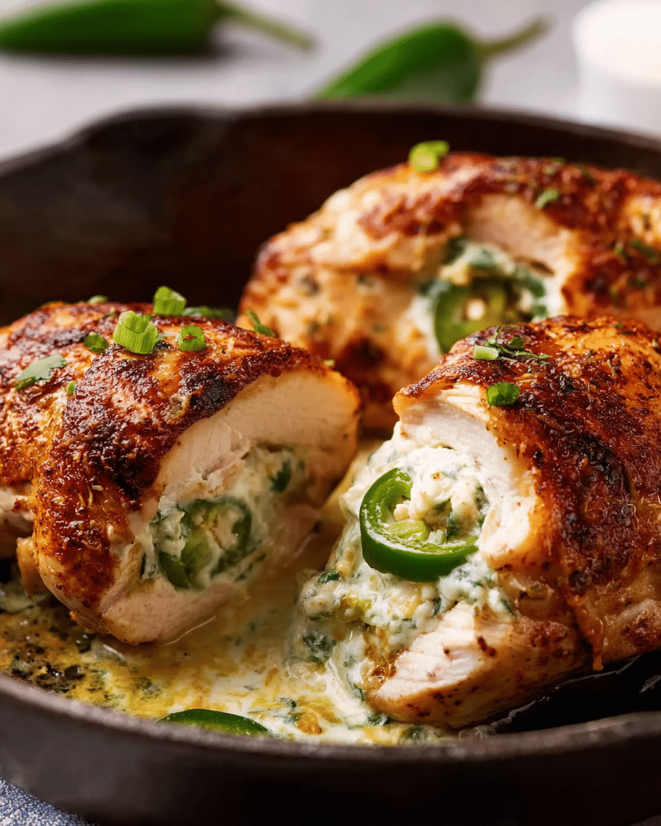Jalapeño Popper Stuffed Chicken