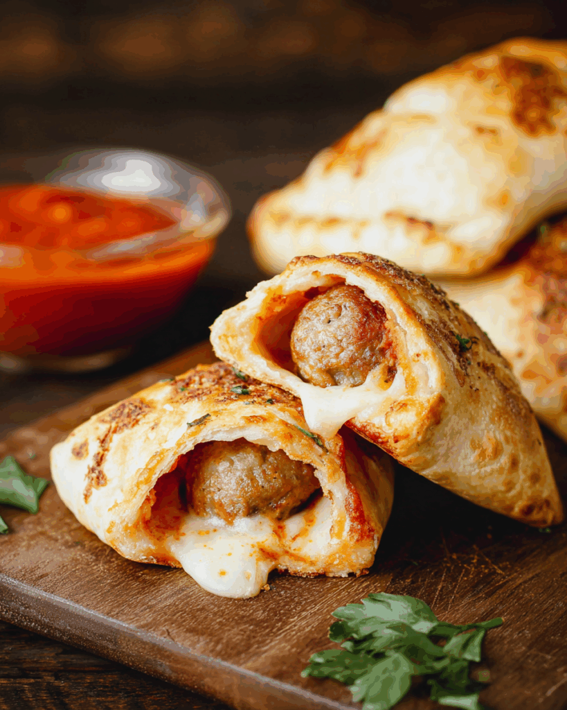 Meatball Calzones