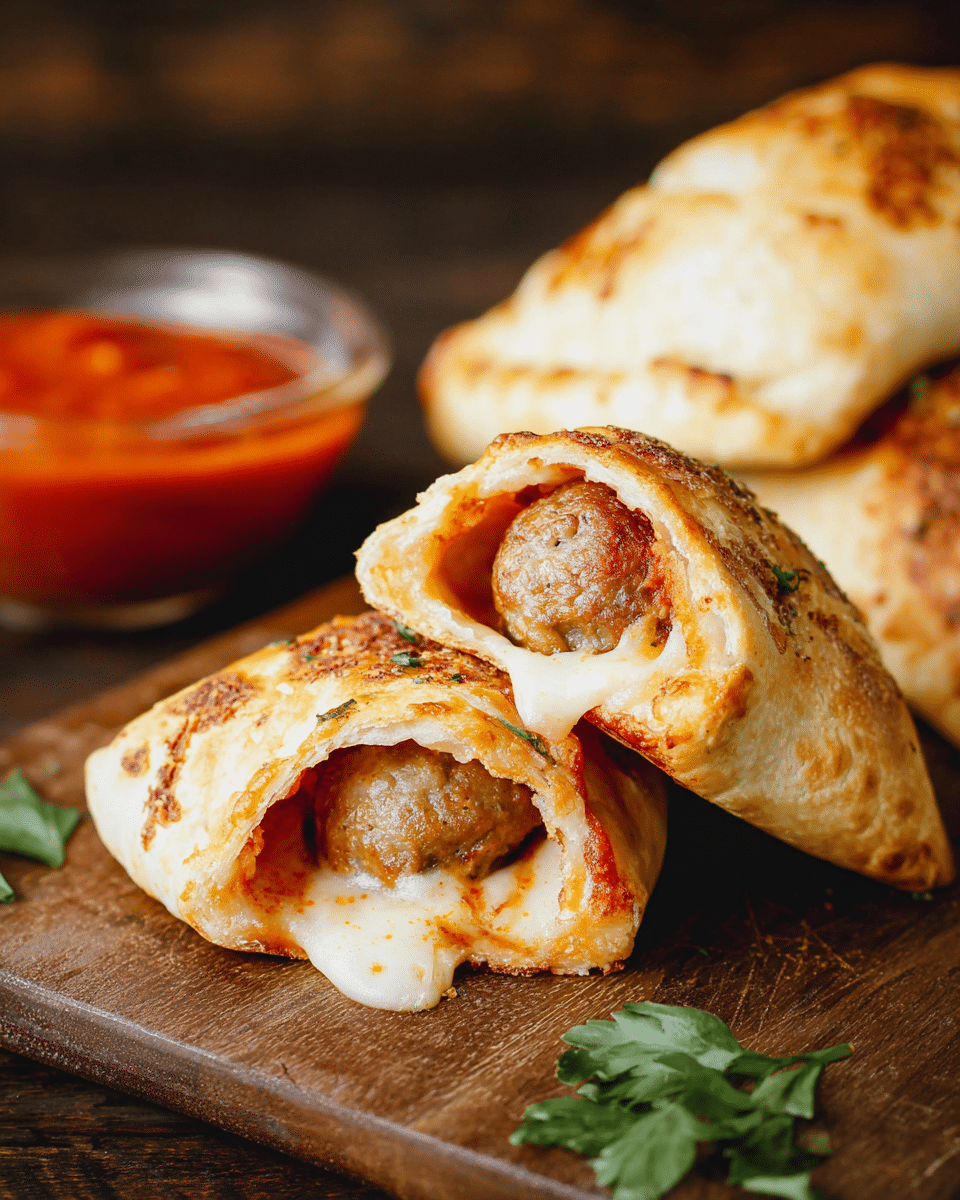 Meatball Calzones