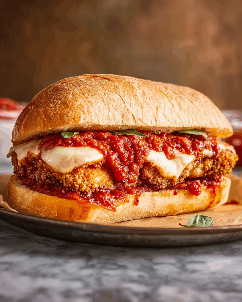 Party-Sized Chicken Parmesan Sandwich