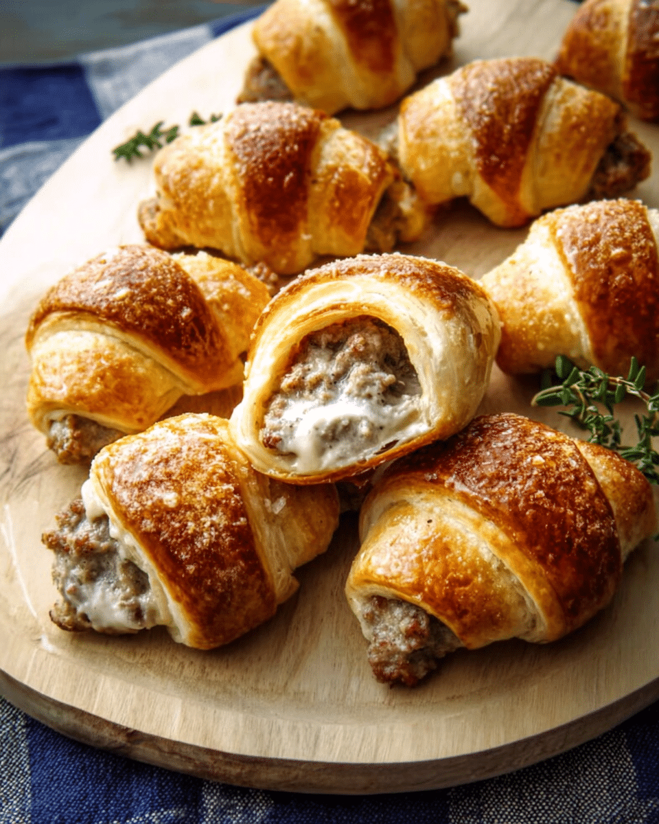 Sausage Cream Cheese Crescents