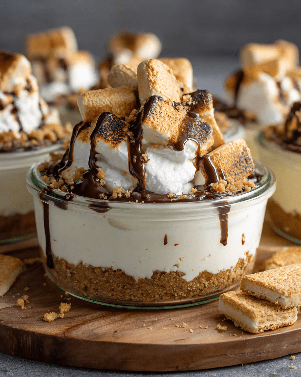 S'mores No-Bake Cheesecake