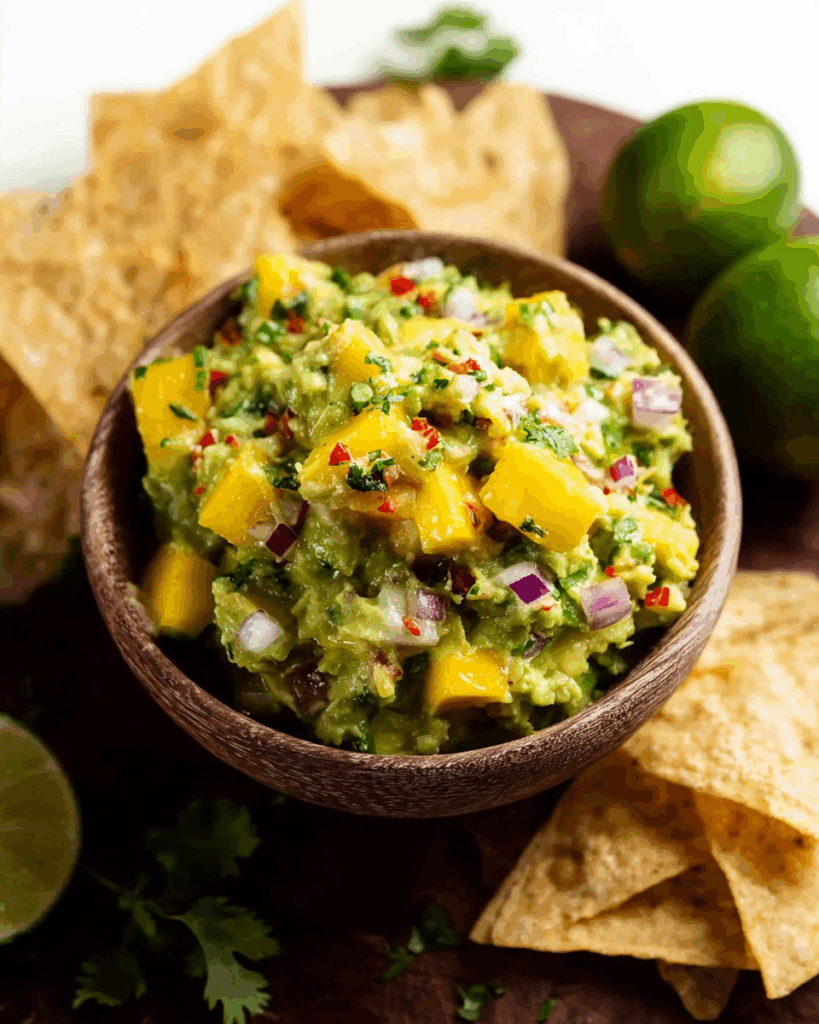 Spicy Mango Guacamole