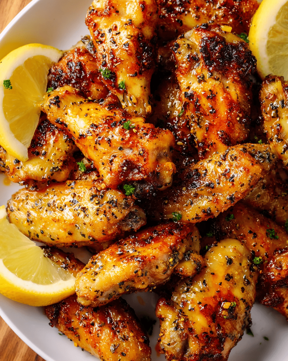 Air Fryer Lemon Pepper Wings