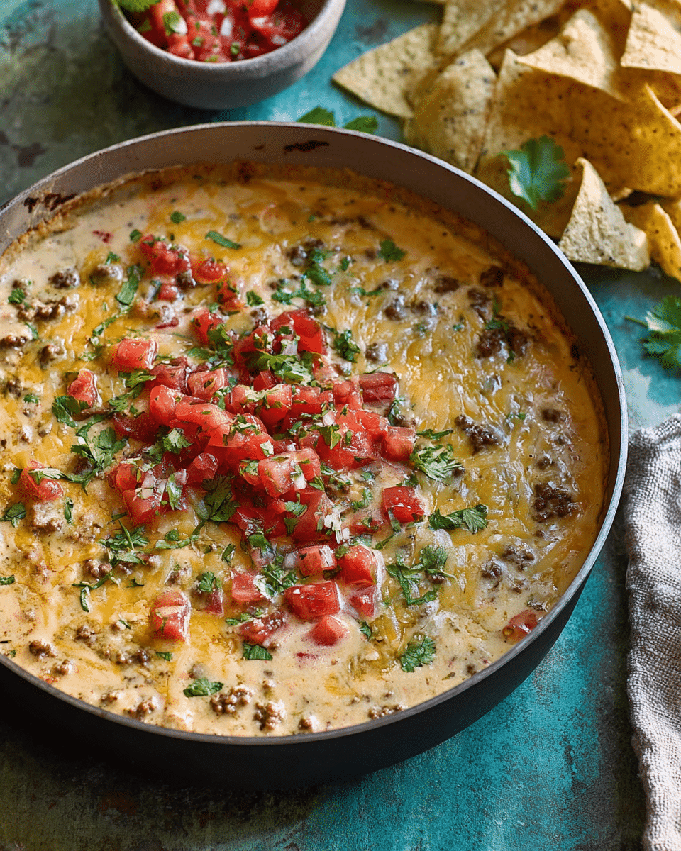Beef Queso Dip