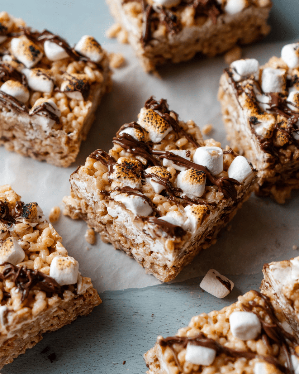 S'mores Rice Krispie Treats