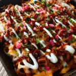 BBQ Pork Loaded Fries
