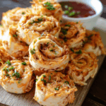 BBQ Chicken Cheddar Pinwheels
