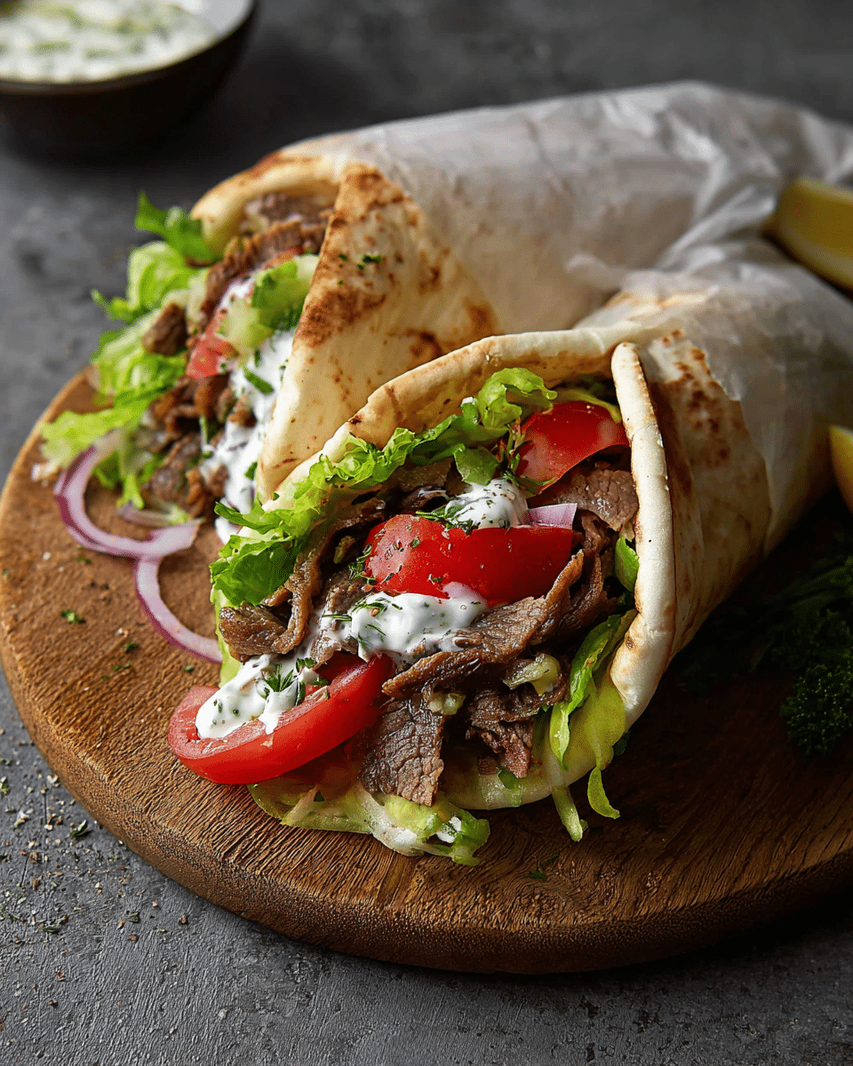 Beef Shawarma Wraps