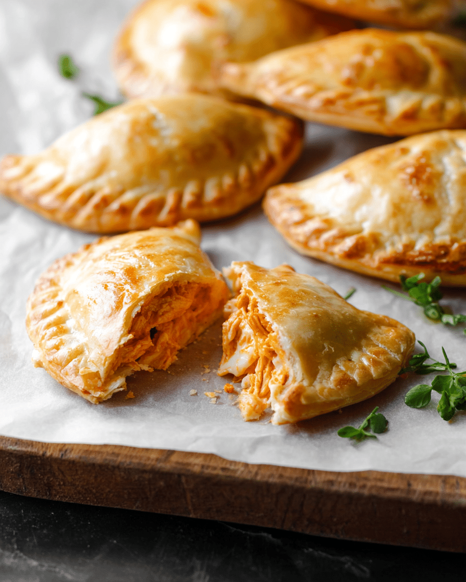 Cheesy Buffalo Chicken Hand Pies