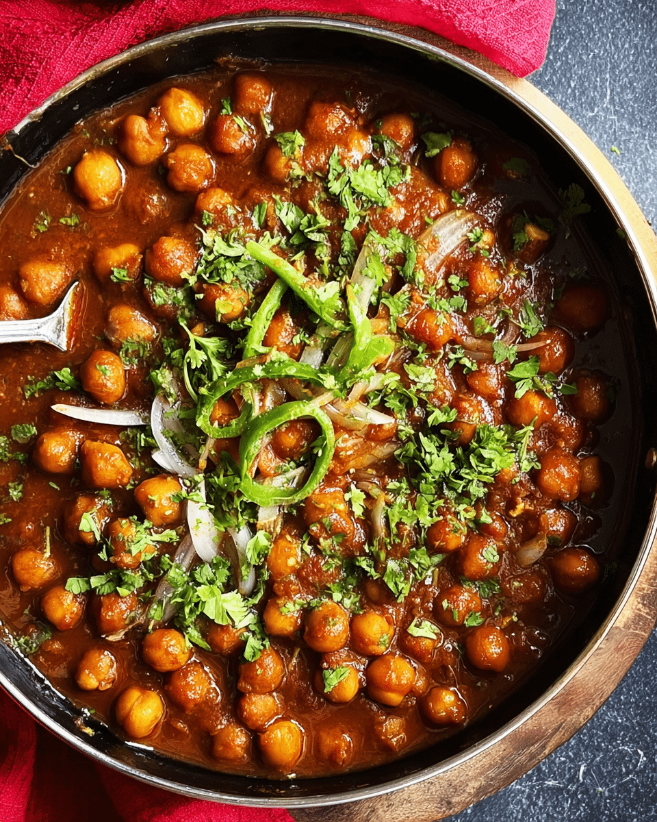 Chole (Punjabi Chickpea Curry)