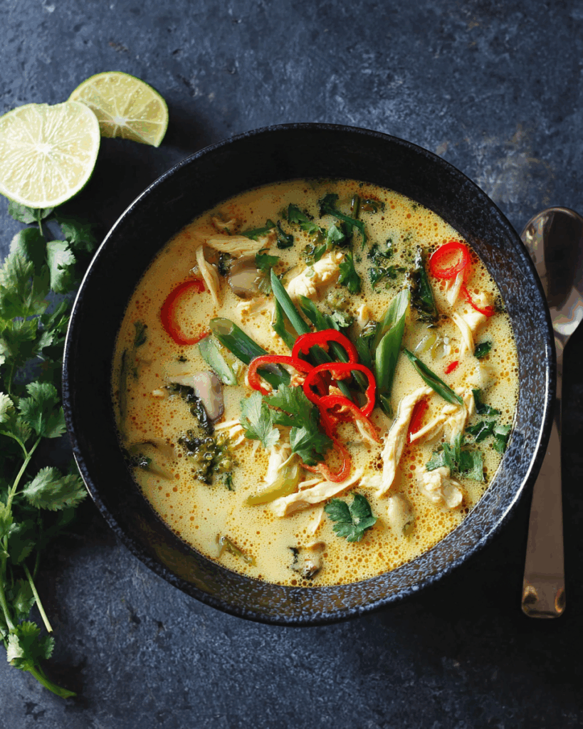Coconut Curry Chicken Soup