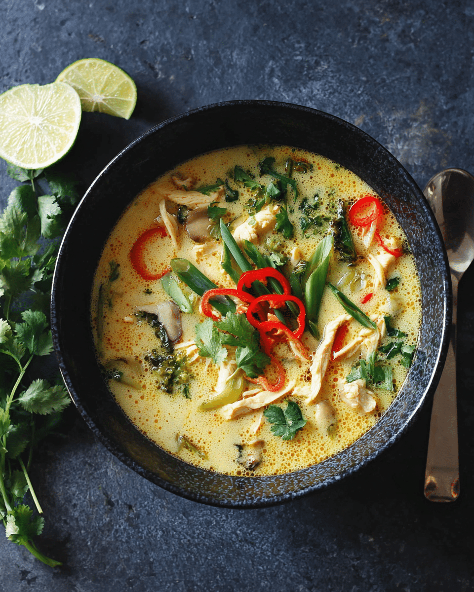 Coconut Curry Chicken Soup