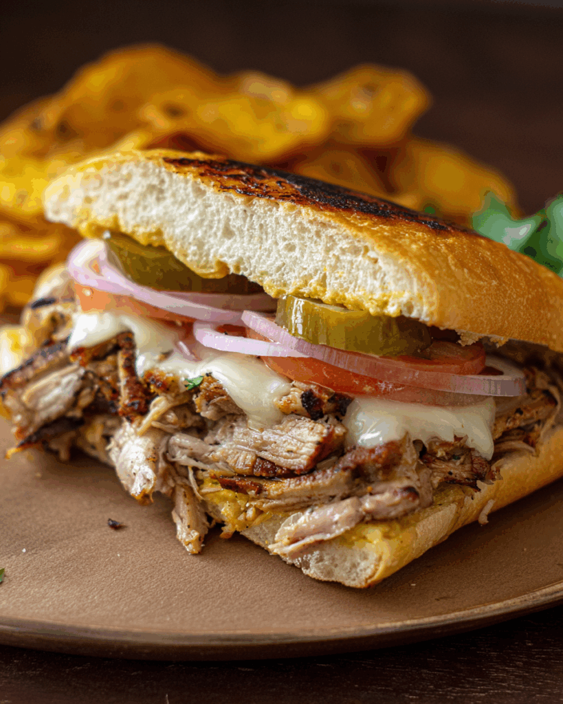 Cuban Mojo Pork Sandwich
