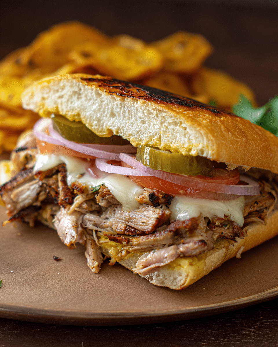 Cuban Mojo Pork Sandwich