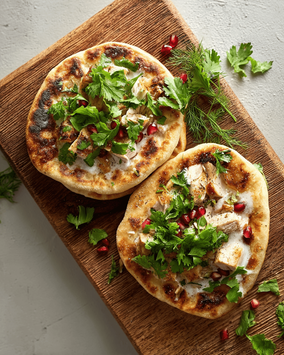 Festive Turkey Flatbreads