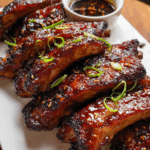 Honey Soy Sauce Garlic Ribs