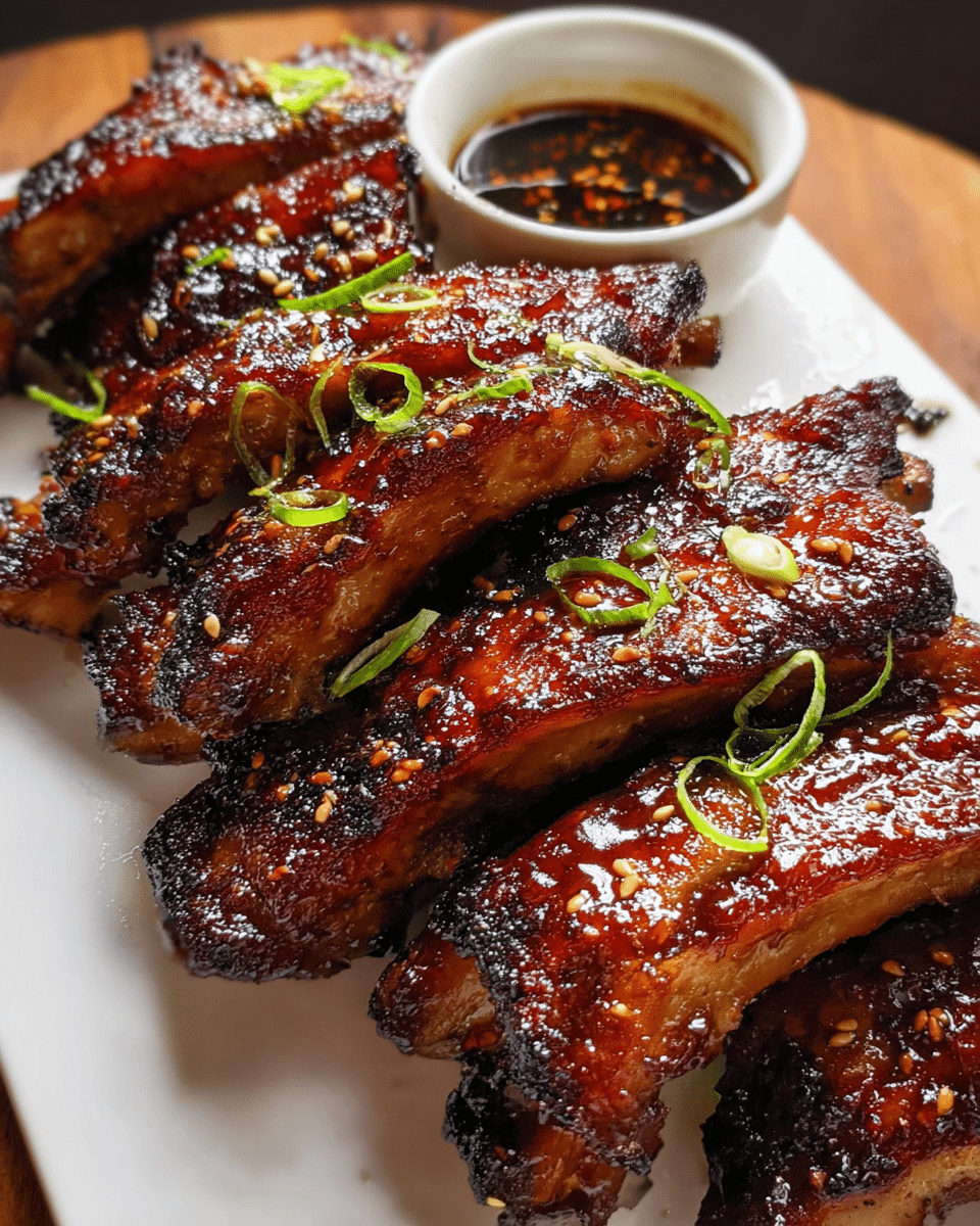 Honey Soy Sauce Garlic Ribs