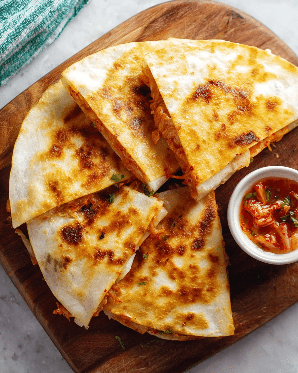 Kimchi Quesadillas
