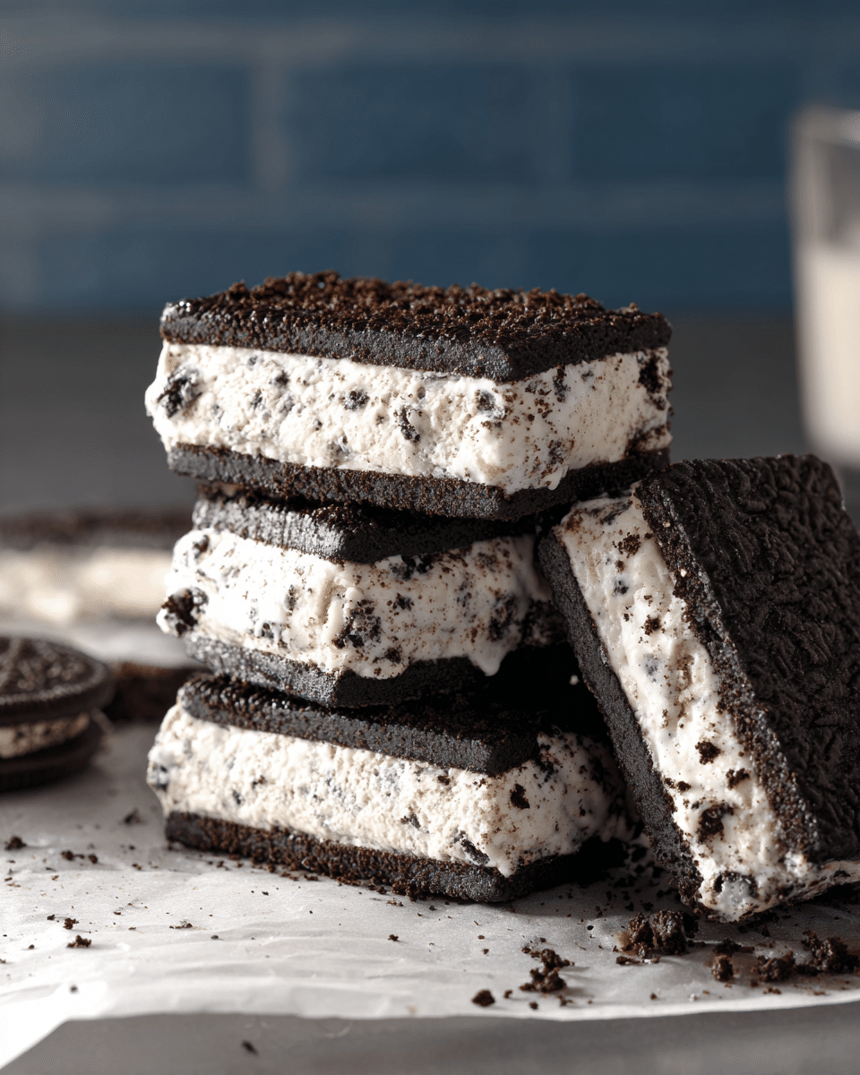 Oreo Ice Cream Sandwiches