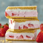 Strawberry Shortcake Ice Cream Bars