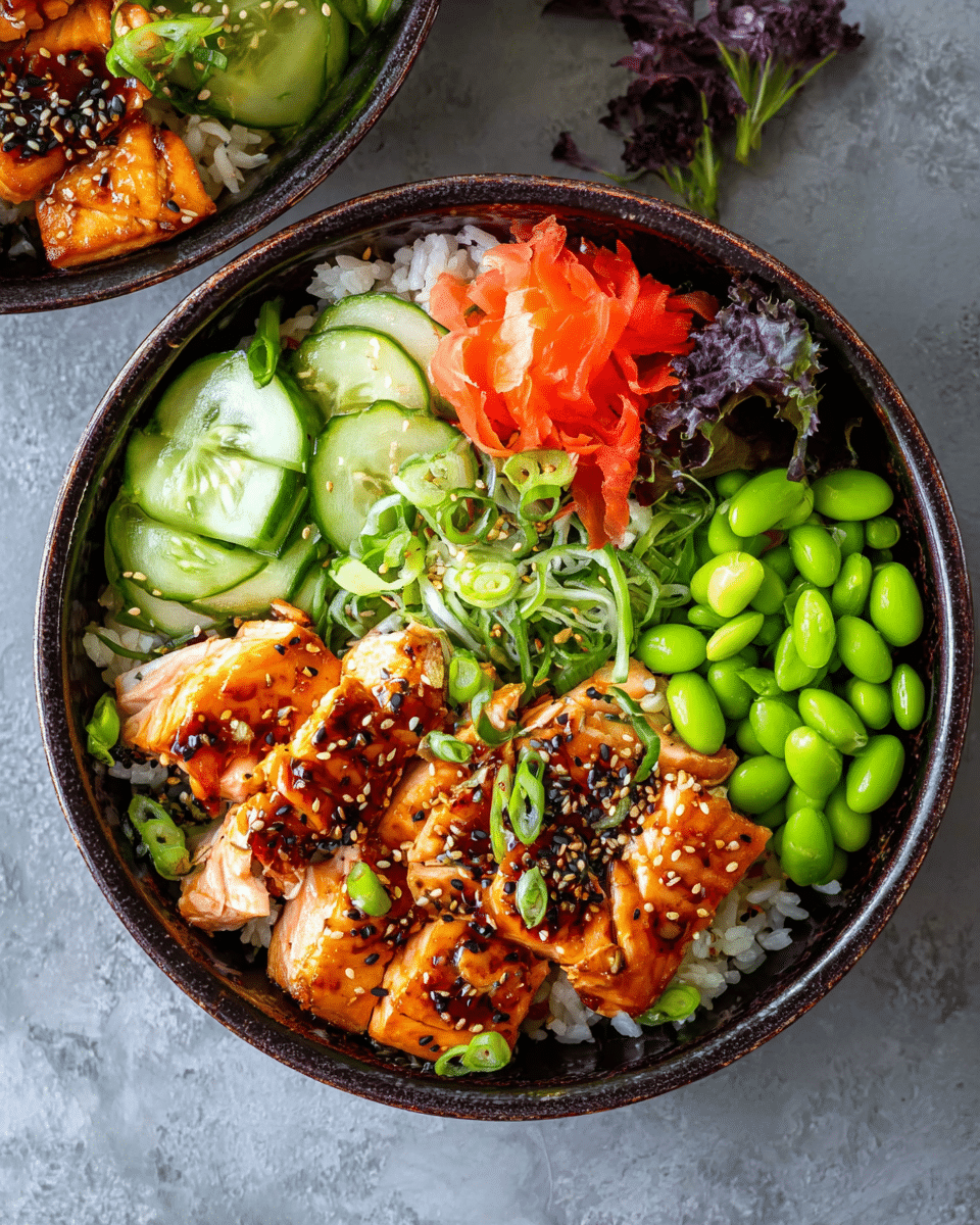 Teriyaki Salmon Bowls