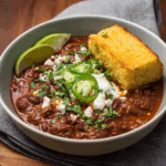Venison Chili with Cornbread