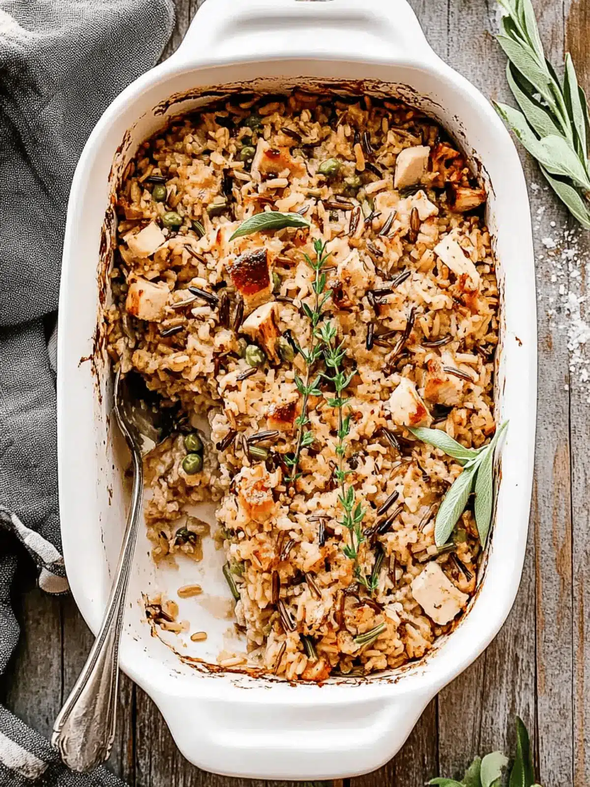 Turkey Wild Rice Casserole