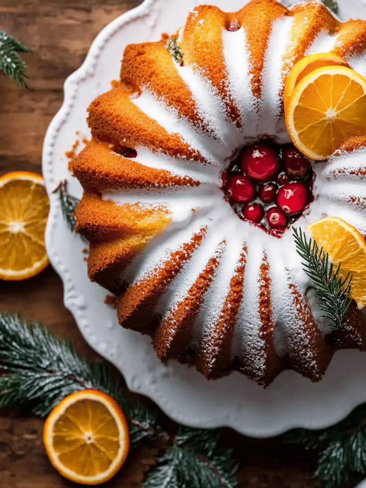 Cranberry Orange Bundt Cake