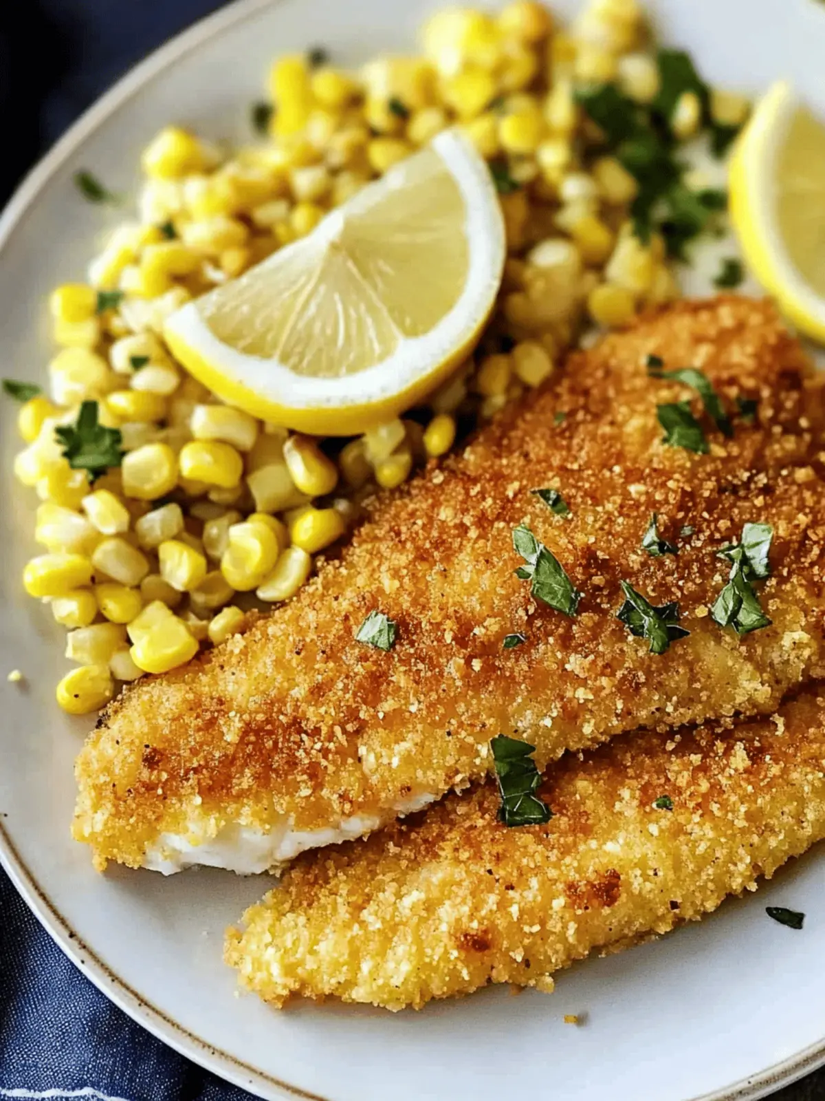 Cornmeal and Rice Crusted Catfish
