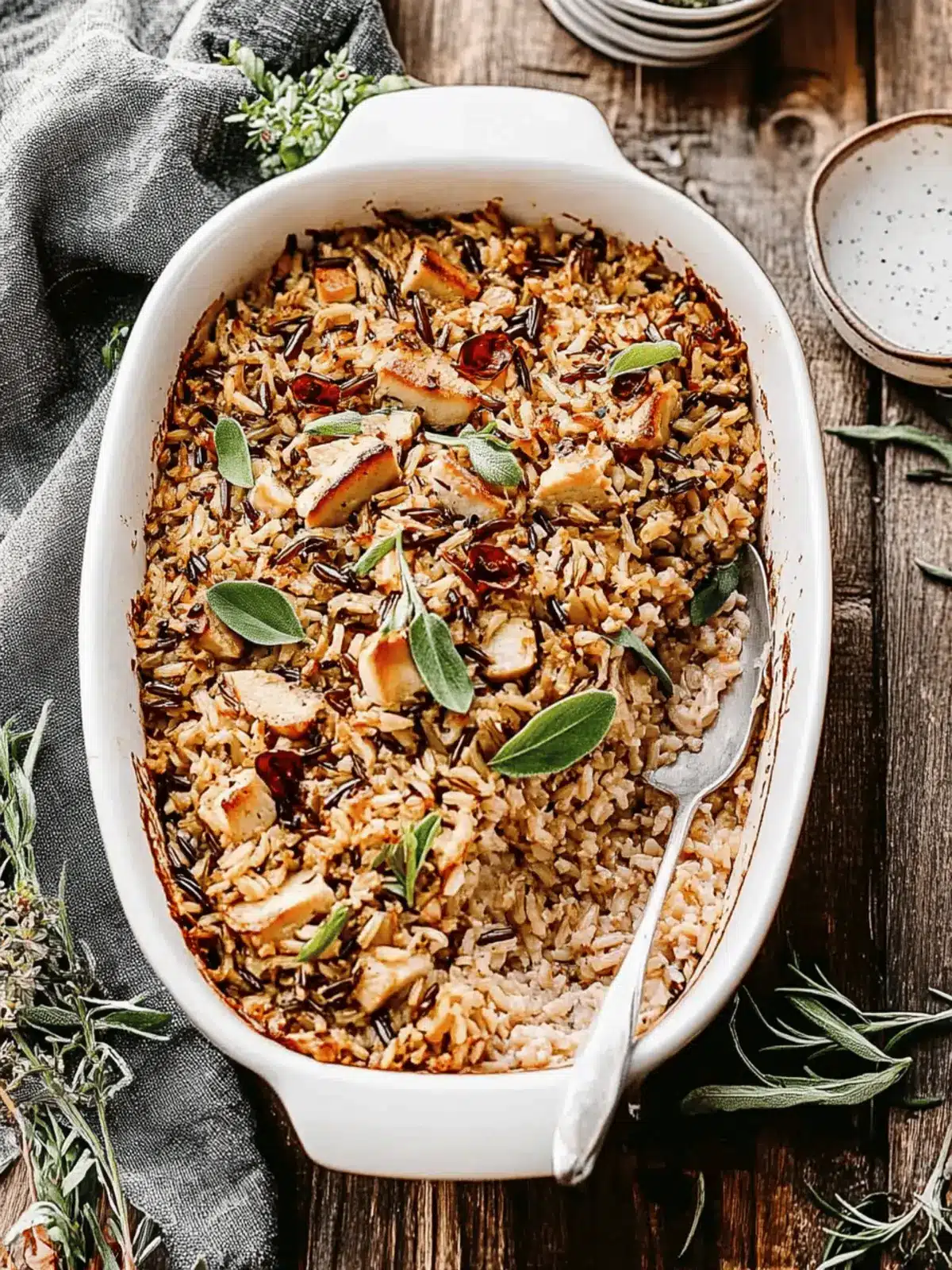 Turkey Wild Rice Casserole