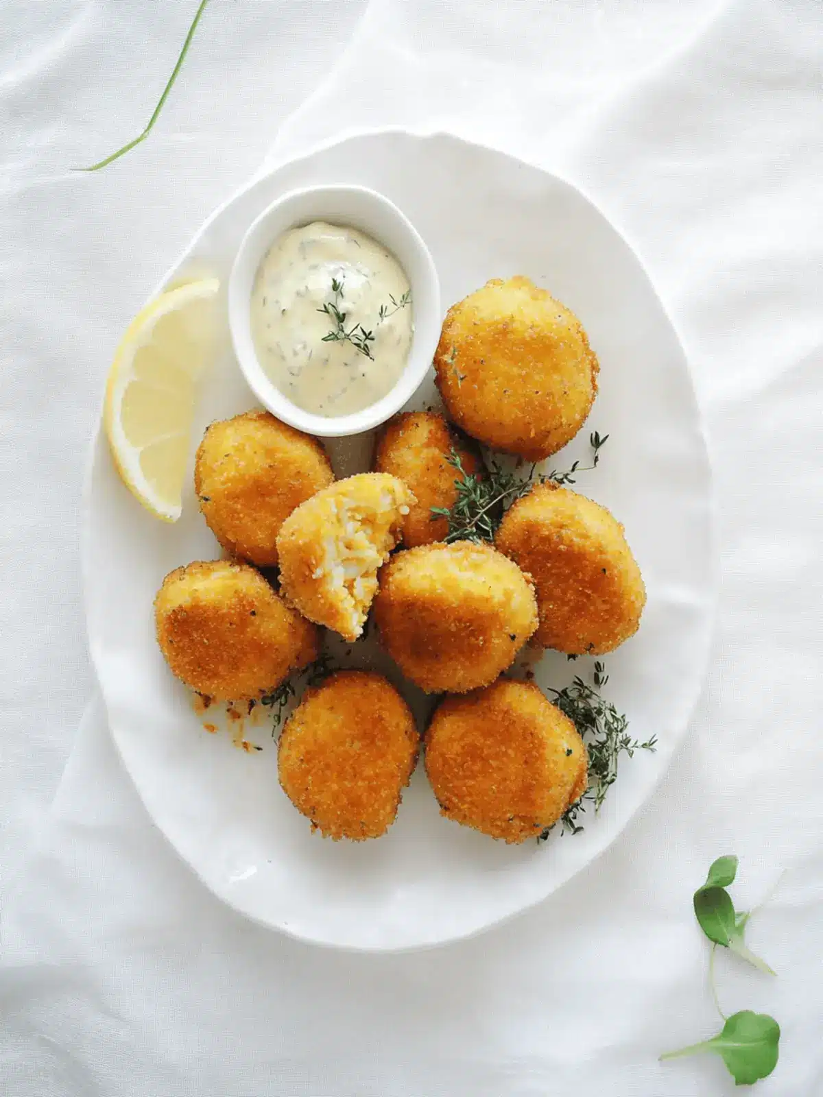 Pumpkin Rice Croquettes with Tarragon Mayonnaise