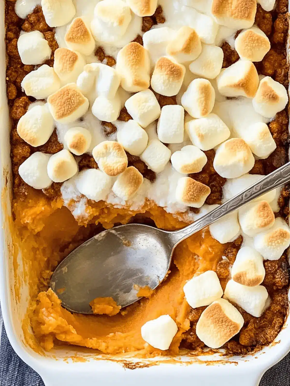 Sweet Potato Casserole With Marshmallows