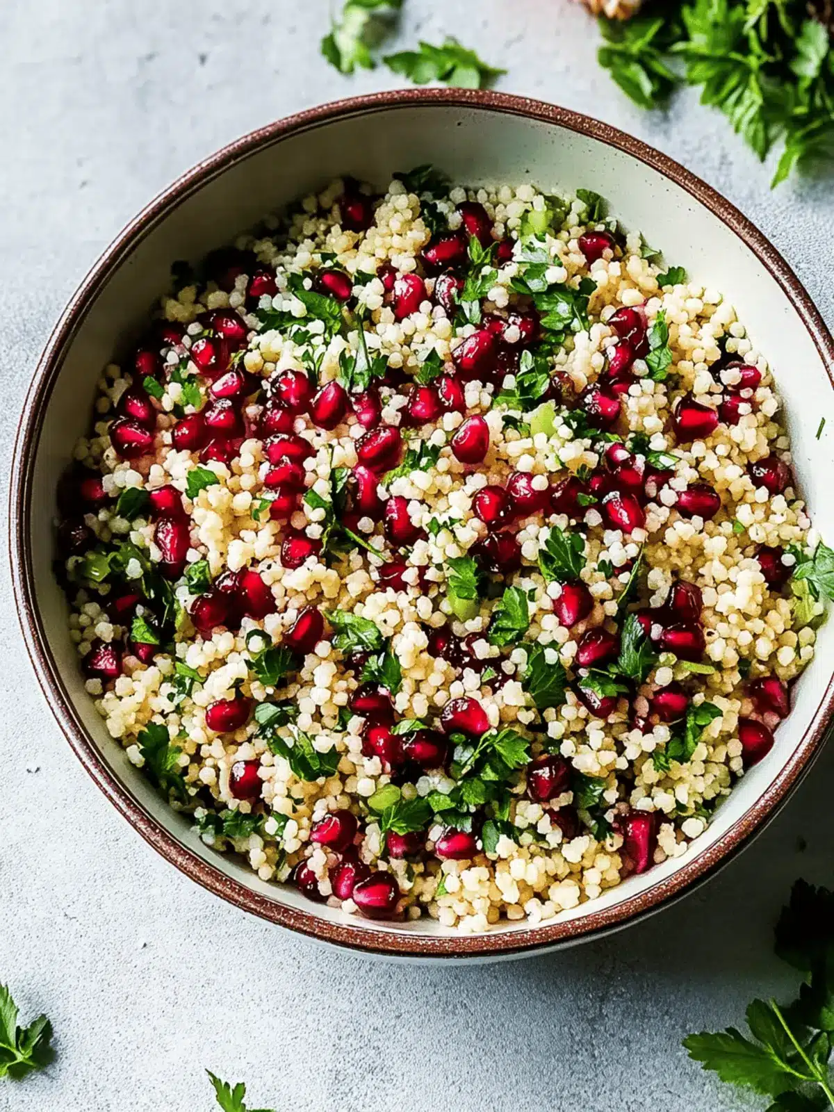 Pomegranate Couscous Salad