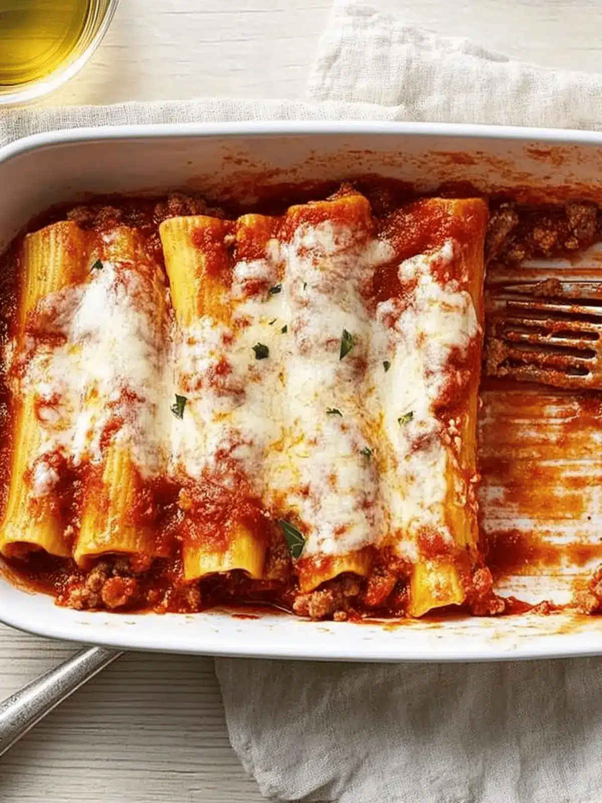 Sausage Manicotti