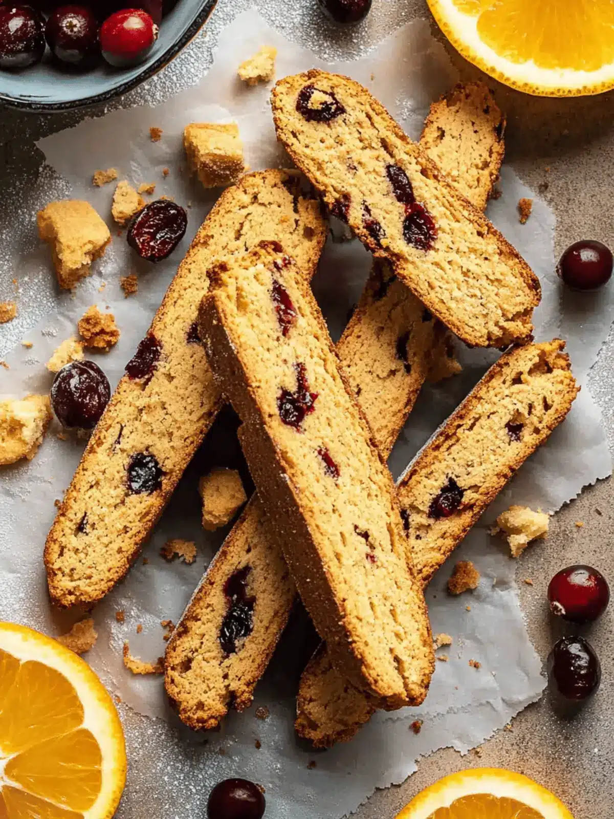 Orange Cranberry Biscotti