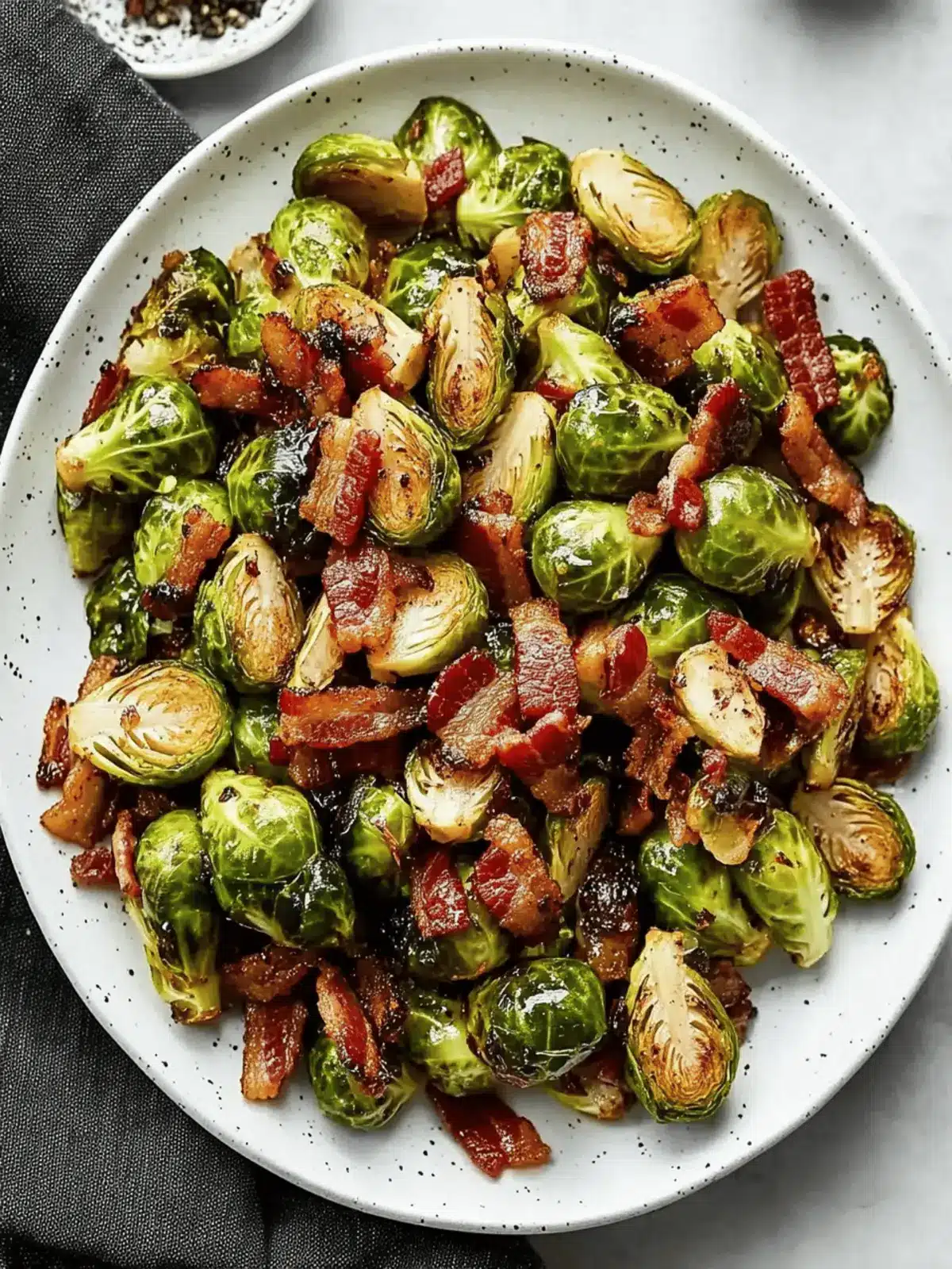 Balsamic Bacon Brussels Sprouts