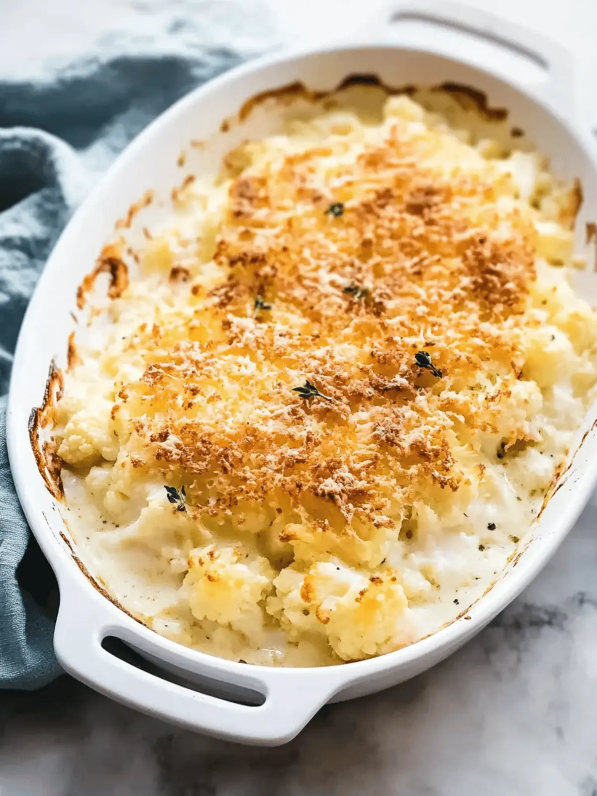 Cauliflower Gratin