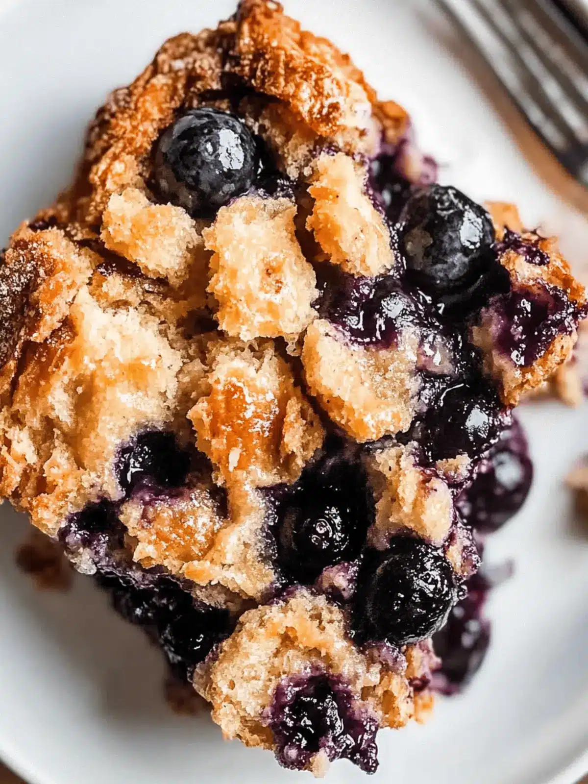 Blueberry Bread Pudding