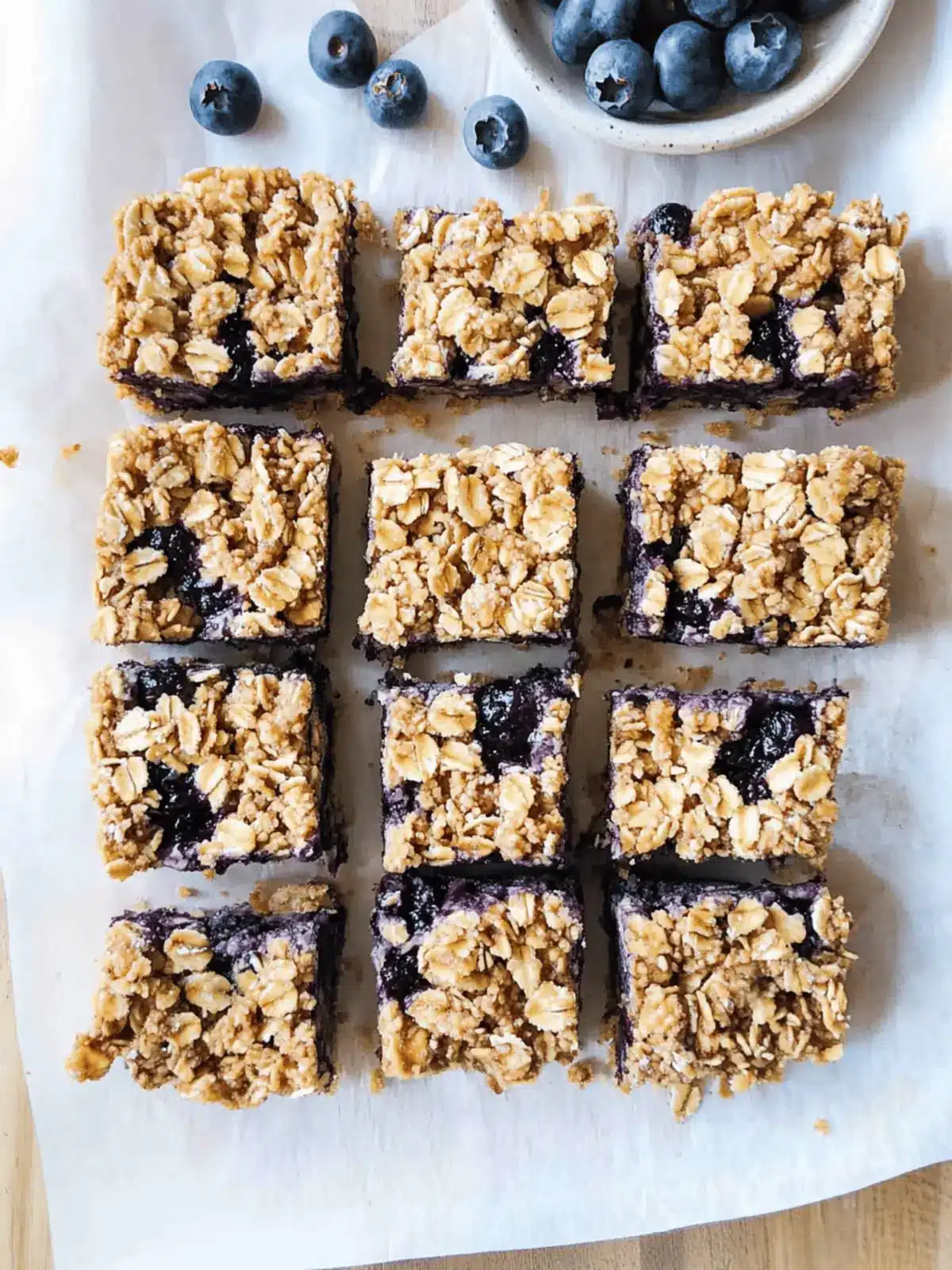 Blueberry Cereal Bars