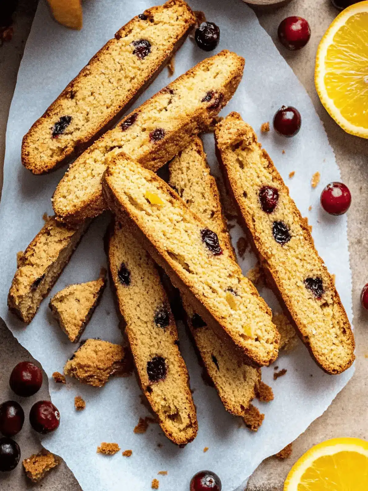 Orange Cranberry Biscotti