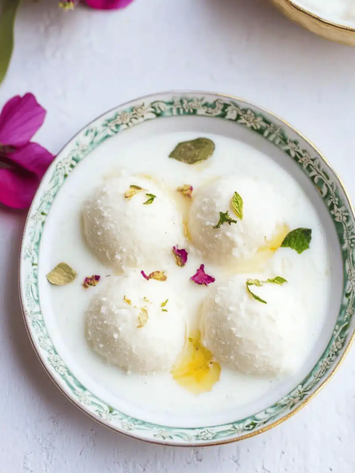 Soft Milk Powder Rasmalai