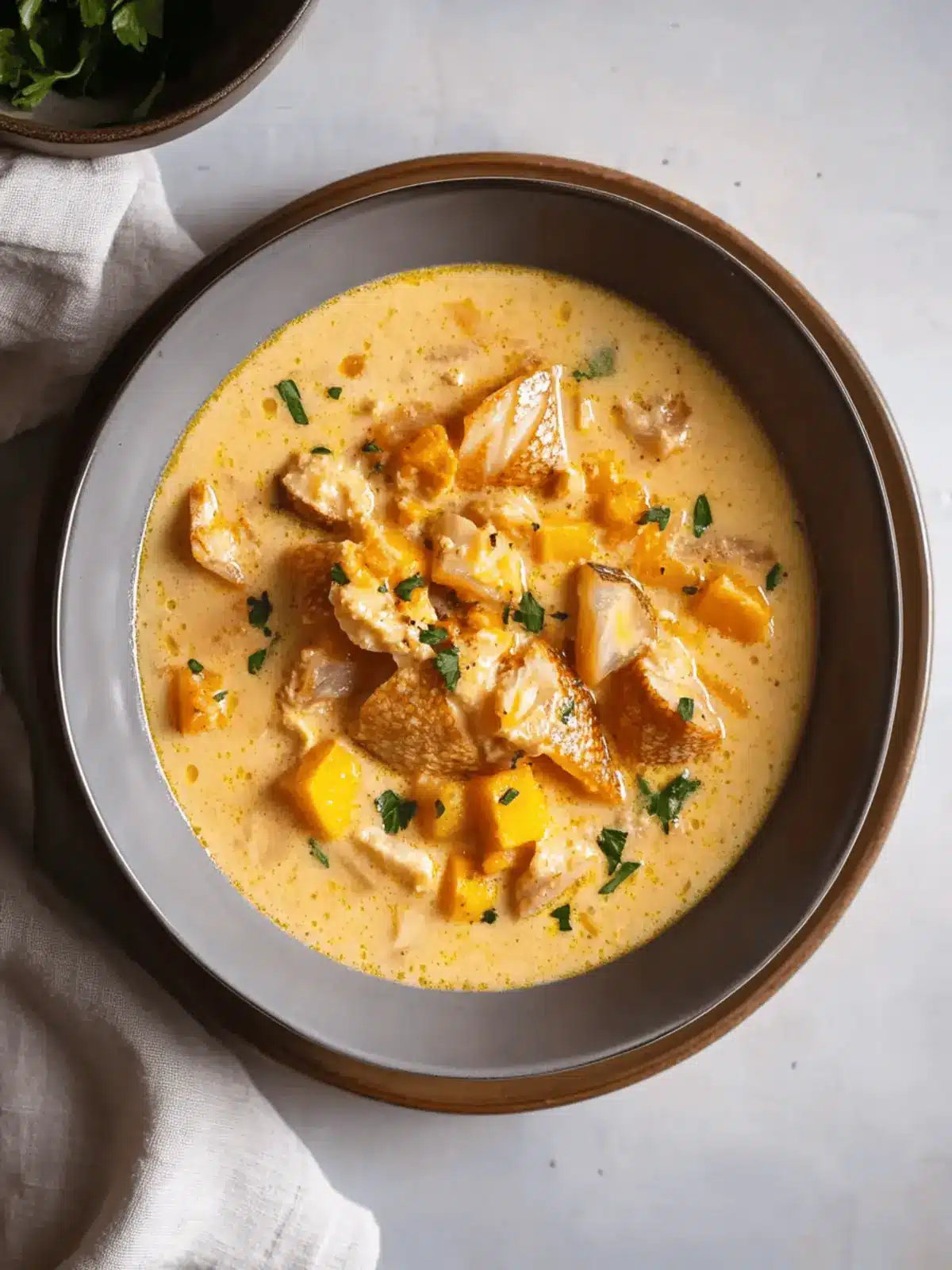 Creamy Smoked Trout Chowder
