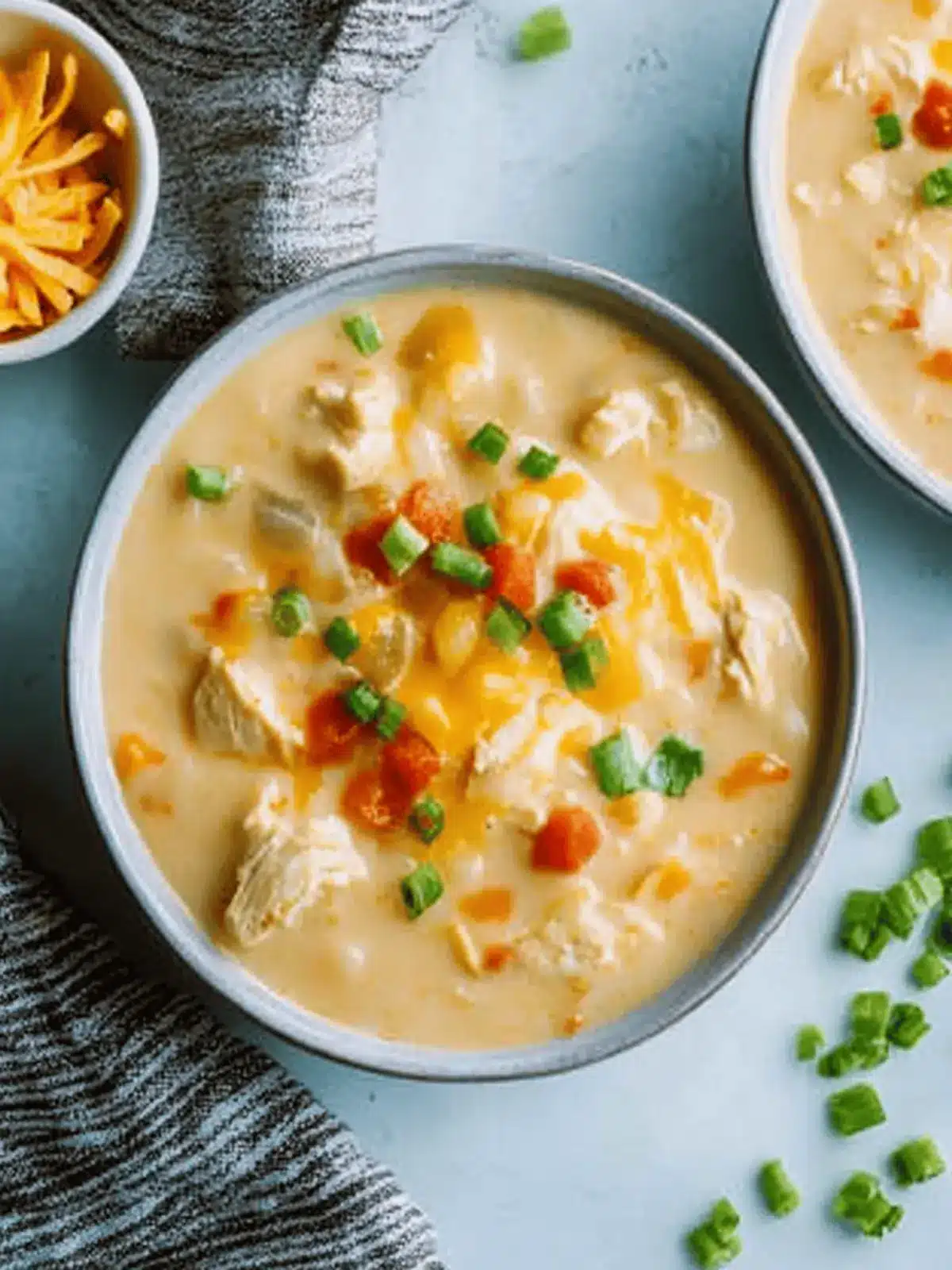 Cheesy Buffalo Chicken Chowder